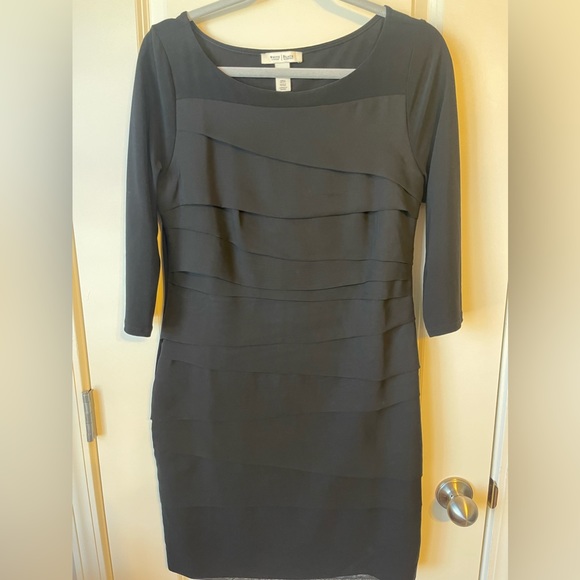 White House Black Market Layered Ruffle Dress - Picture 3 of 11